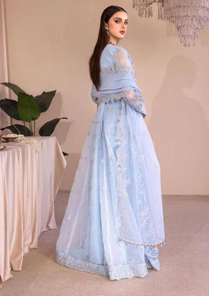 Emaan Adeel Romansiyaah Luxury Formals'23 D-03 BLUE LAGOON
