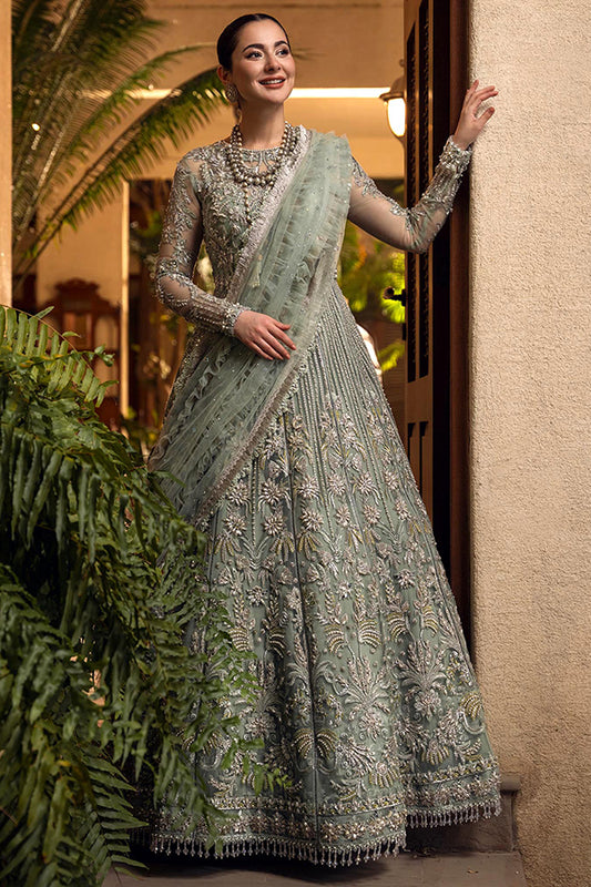 EMBROIDERED - WEDDING GREEN MEXI