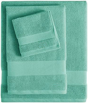 Khas Combed Hand Towel 20 x 30 Inches Mint
