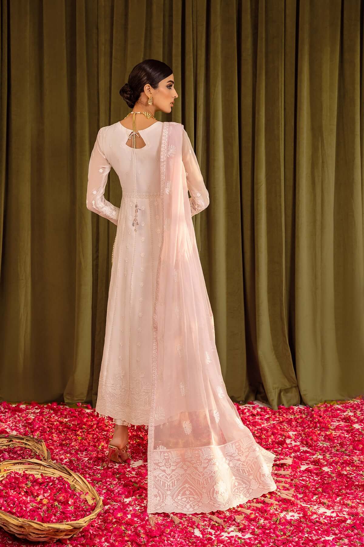 EMBROIDERED CHIFFON - MEHFIL E UROOS 2 AYNUR 3PIECE