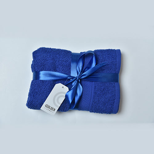 Classic Hand Towel 20x30 Inches Royal Blue Gift Pack