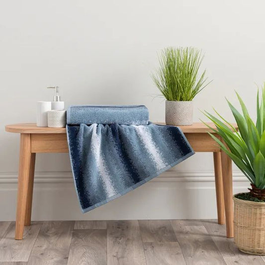 Ombre Striped Cotton Towel