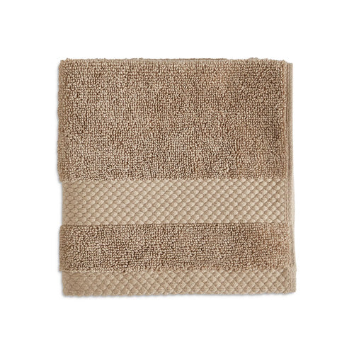 Khas Combed Hand Towel 20 x 30 Inches Beige