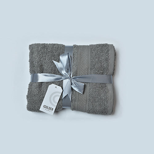 Classic Hand Towel 20x30 Inches Grey Gift Pack
