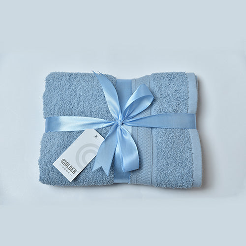 Classic Bath Towel 27x54 Inches Gift Pack Light Blue