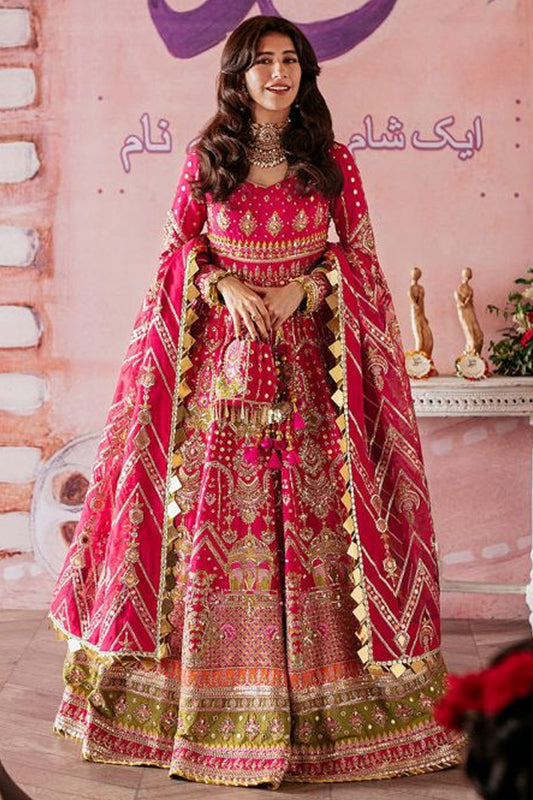 EMBROIDERED PINK BRIDAL COLLECTION