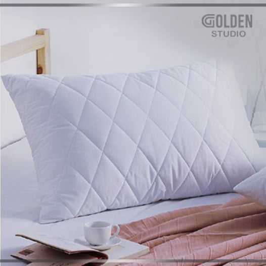 Premium Quality Filled Quilted Pillow (Pack of 2)