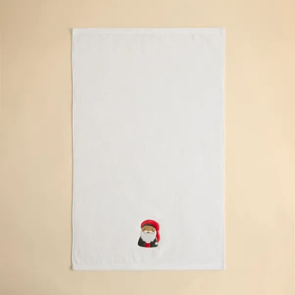 Santa Embroidered Towel