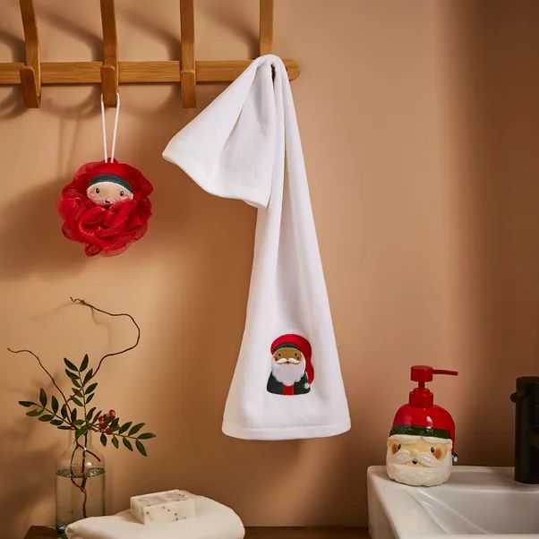 Santa Embroidered Towel