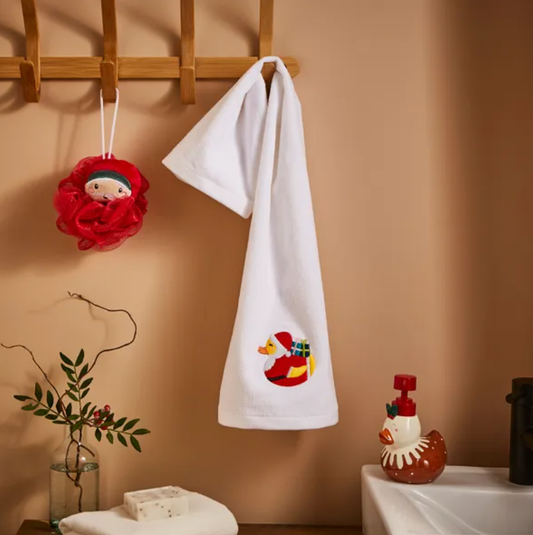 Santa Rubber Duck Towel