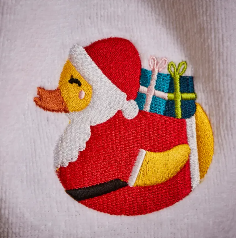 Santa Rubber Duck Towel